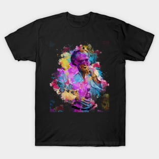 Charles Bukowski ~ Watercolor Illustration T-Shirt